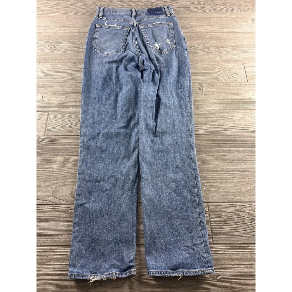 Abercrombie & Fitch Curve Love The 90s Slim Straight Ultra High Rise 28/6R